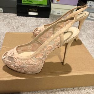 Zara sexy rose’ pink sling back